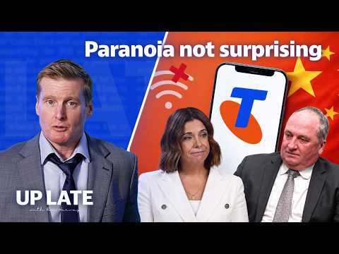Video thumbnail for Paranoia over China? Even village idiot can see there COULD have been a link | Up Late w Ben Harvey